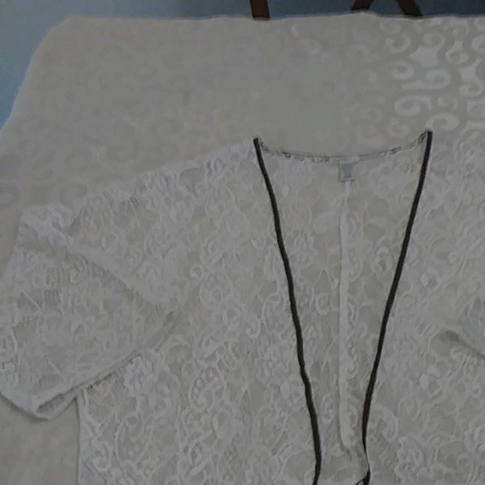 sheer lace old navy Ivory